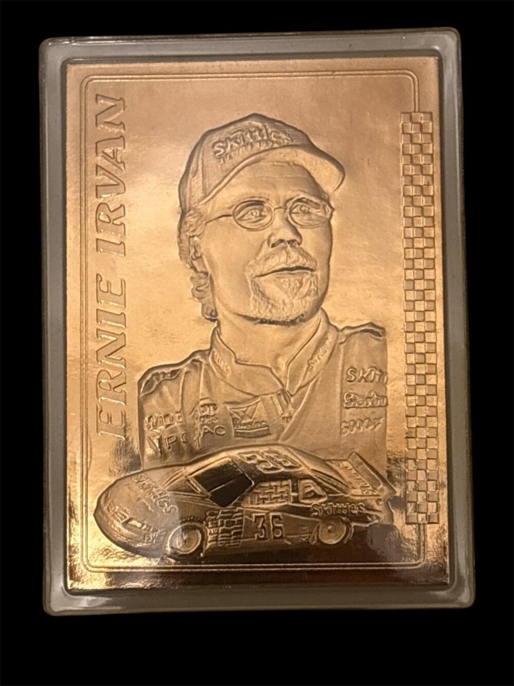 Ernie Irvan Skittles #36 Racing Collectible Gold Card